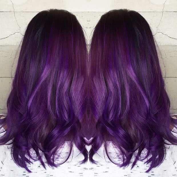 紫色头发会褪色是不可避免的,如果你要染,就该做好很快就会褪色的