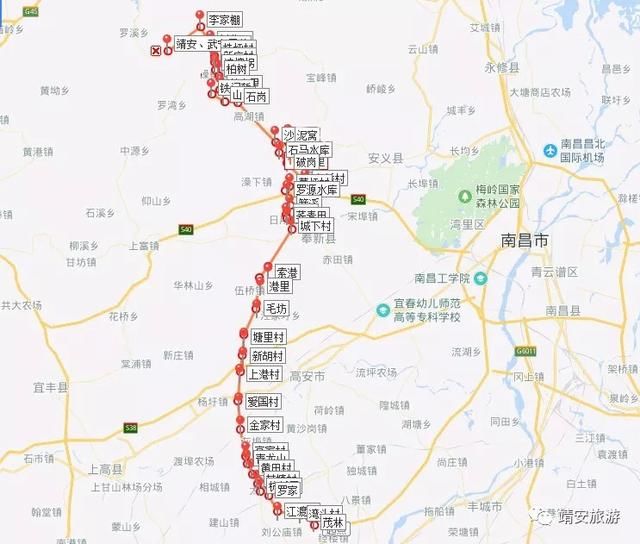 靖安又要修一条高速,可串起武宁,奉新,高安,樟树旅游