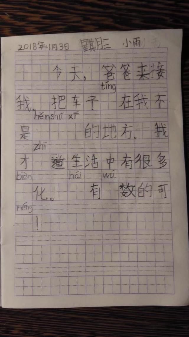 一年级孩子的哲理作文,我才知道生活中有无数的可能