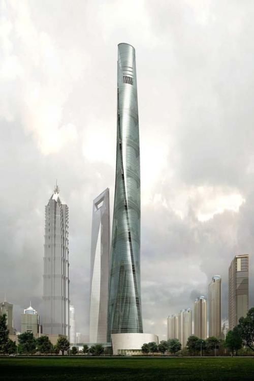 上海10大最高的摩天大楼,上海第一高楼632米,创众多世界记录