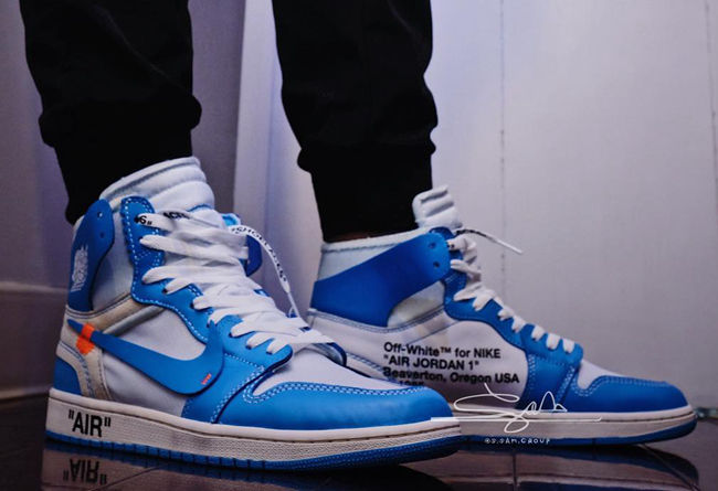 off-white x aj1 上脚图,你觉得这双鞋怎么样?