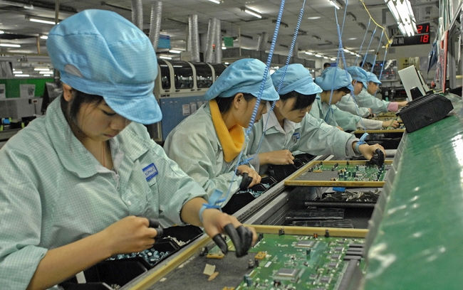 多张图片揭示:中国电子厂打工者的真实写照!