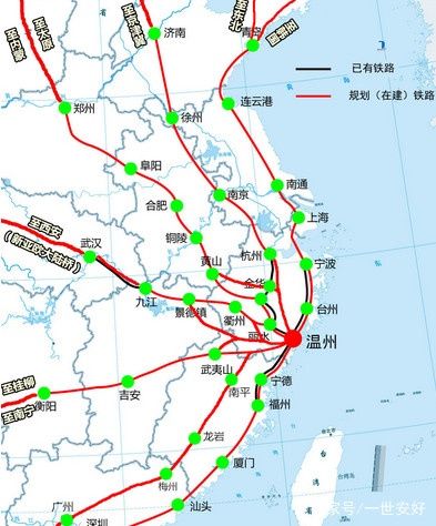 浙江,福建和江西三省有福了,温武吉铁路计划2018年开工