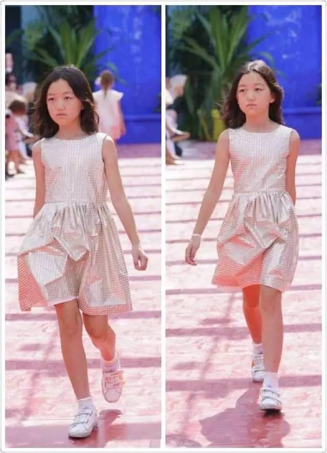 黄多多李嫣走秀笑容灿烂气场强大,像iby环球少儿超模大赛这样的锻炼必