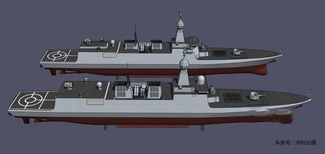 新新青年:宝莲灯式桅杆的052b护卫舰最新cg图