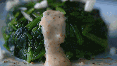 芝麻酱拌菠菜(点蓝字跳转)