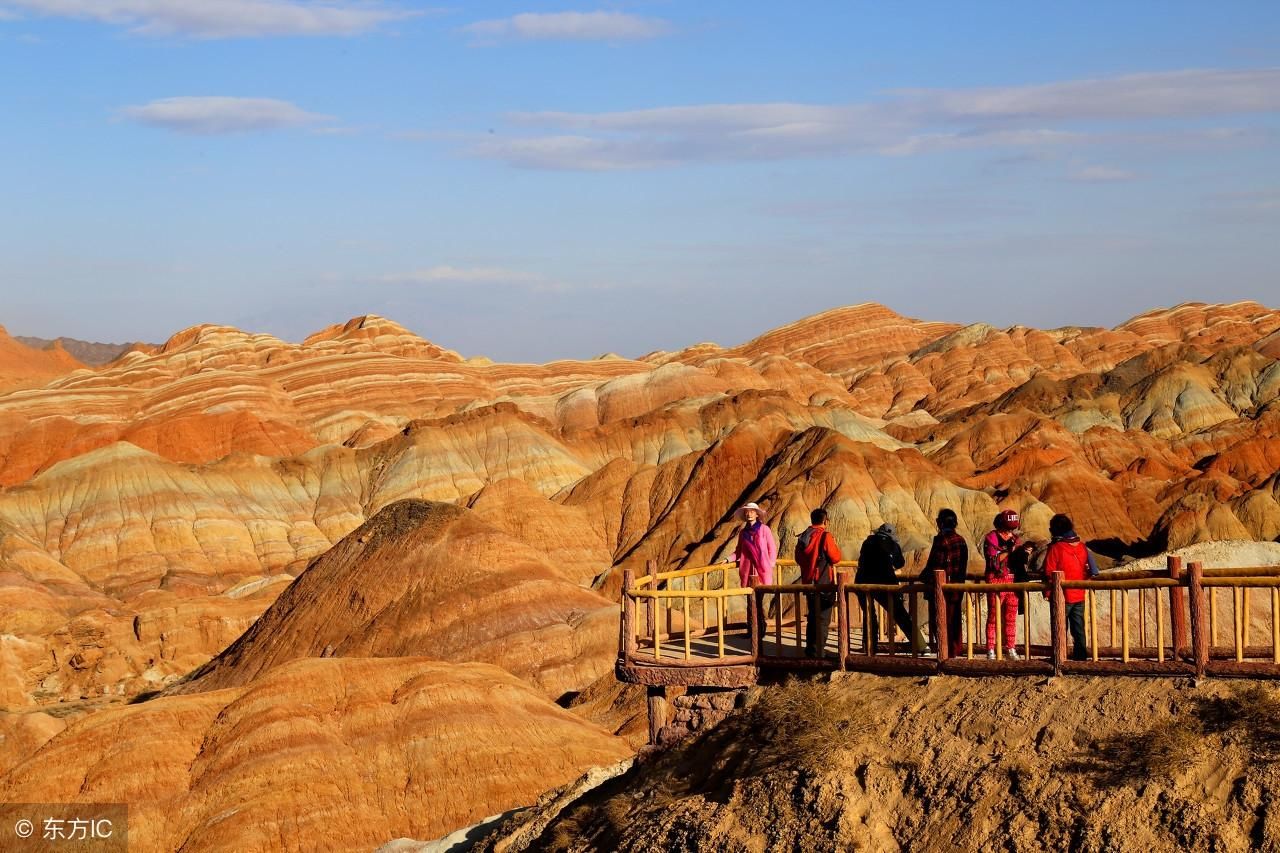 没错,你看的这些不是油画,甘肃省张掖市张掖七彩丹霞地貌奇观