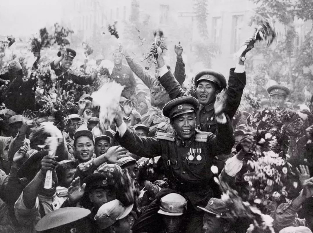 1958年,欢迎抗美援朝志愿军回国!