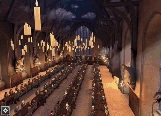 学习魔法 整个游戏由剧情推动发展,场景做的非常出彩,宏伟又神秘,给人