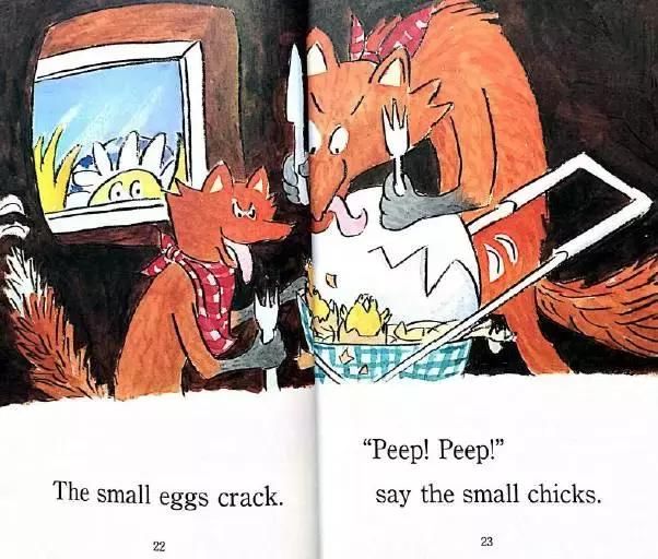 "peep! peep!"say the small chicks.