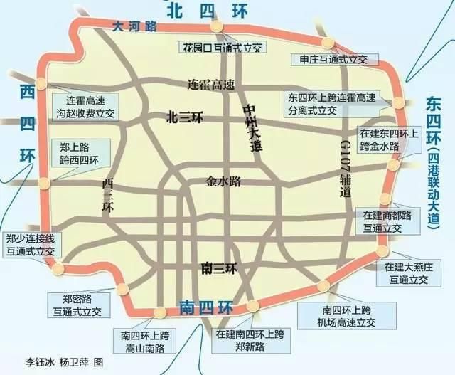 厉害了,我的大郑州!新建四环快速路,全长约等于北京五环!