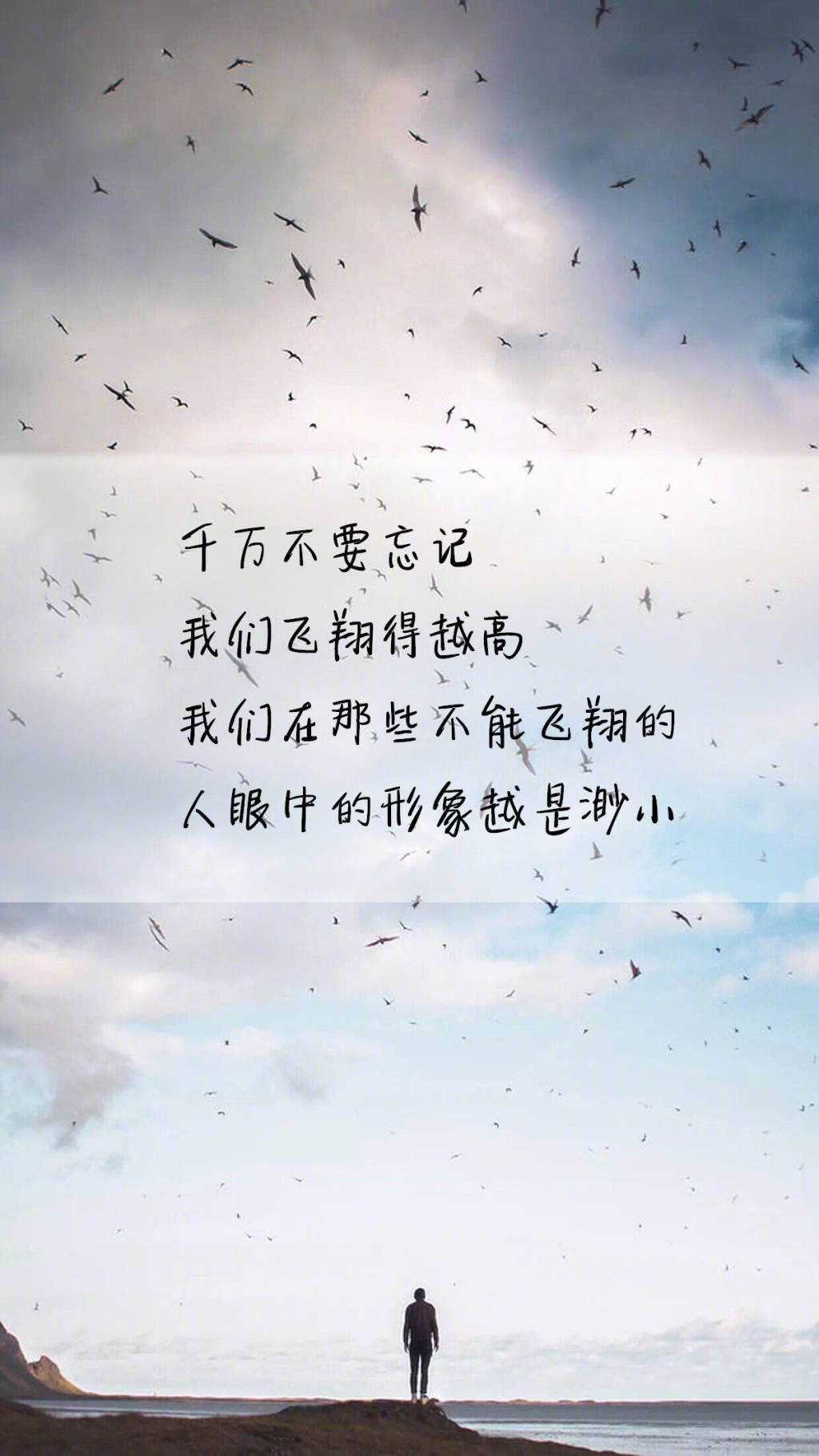 一大把励志带字壁纸各种风格:心若没有栖息的地方到哪里都是流浪
