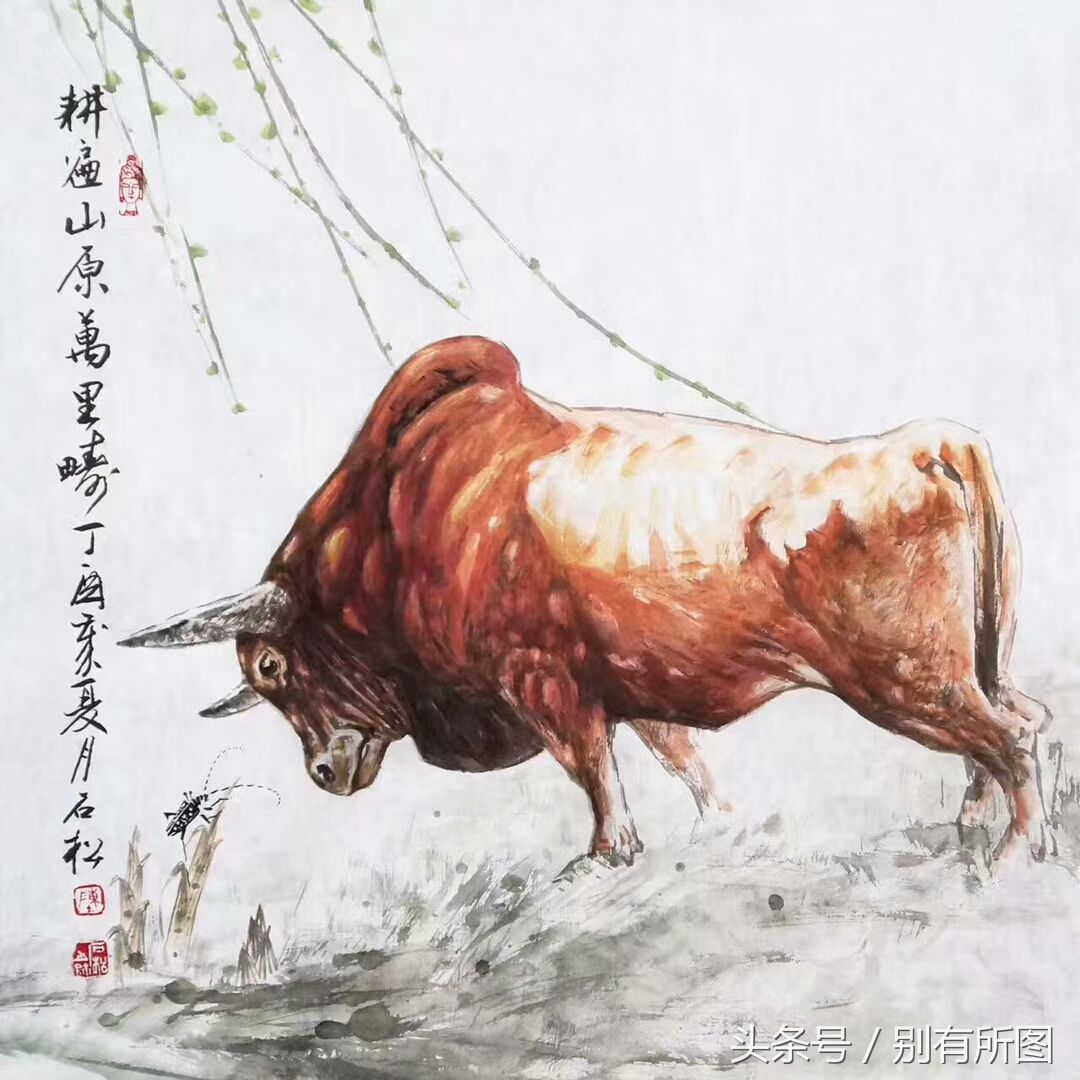 画家陈石松老师精美斗方国画作品系列之二,喜欢请收藏