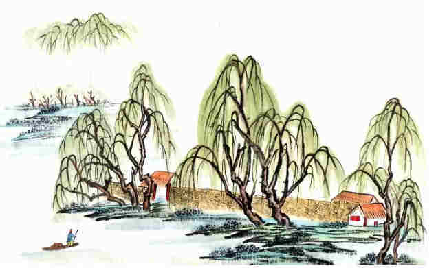 跟陈怡姐姐读《咏柳》