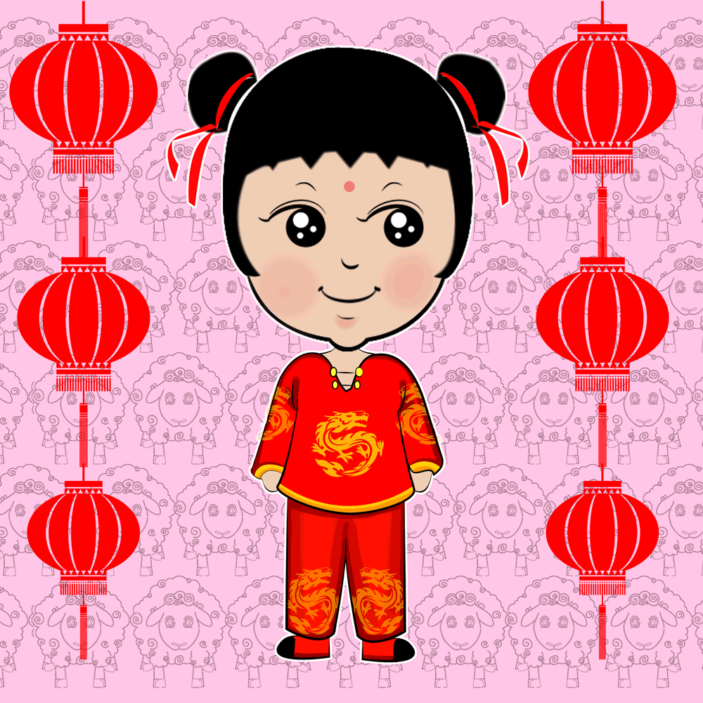 喜气浓,千家万户乐陶陶; 挂春联,贴福字,平安吉祥到永远; 放鞭炮,燃