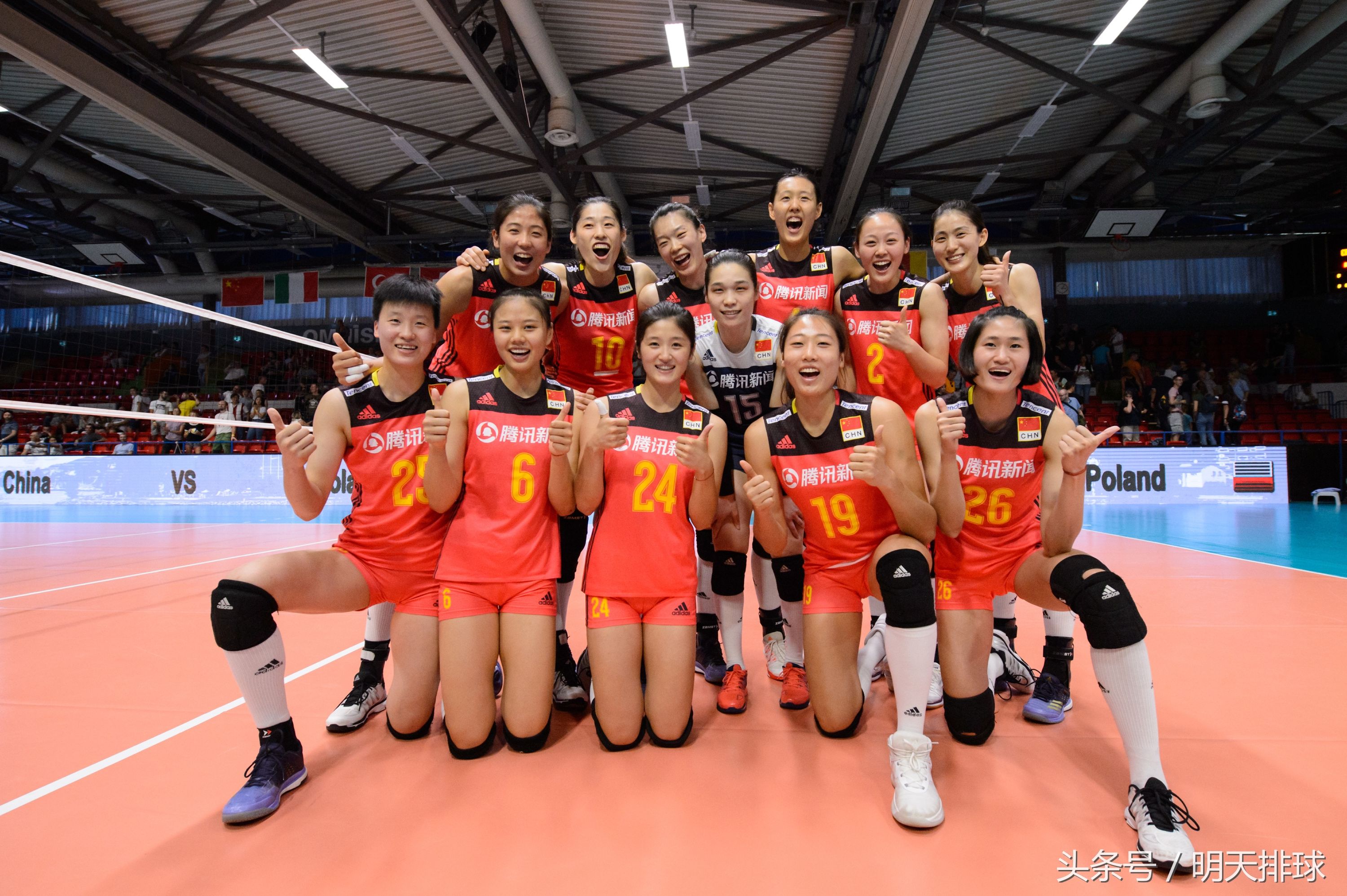 高清组图:龚翔宇26分 中国女排3-1战胜波兰获瑞士赛第五