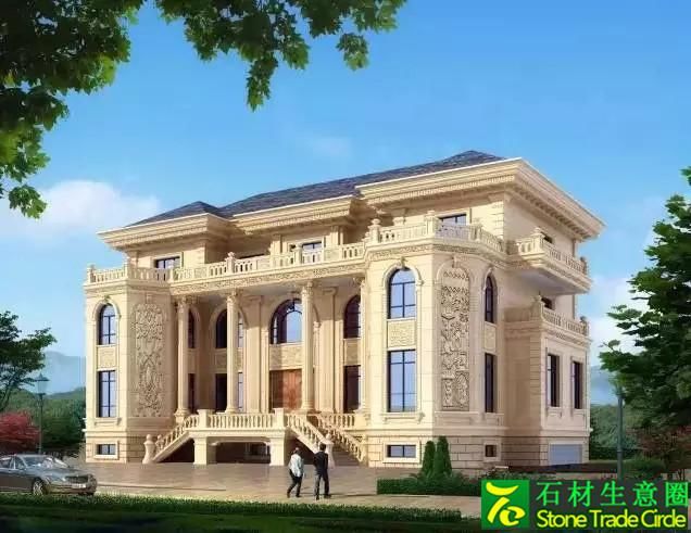120栋全石材别墅设计,每一栋都是精品