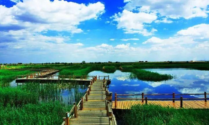 南海湿地风景区是九曲黄河在内蒙古包头的第二弯,由于黄河改道南移
