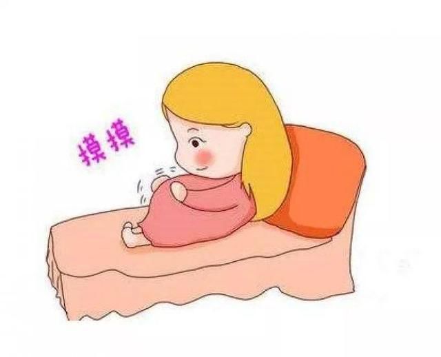 为什么宝爸一摸肚子宝宝就不动了,要不要这么灵 宝宝