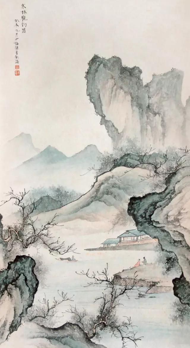 陈少梅笔下的山水画,看一眼便爱上了!