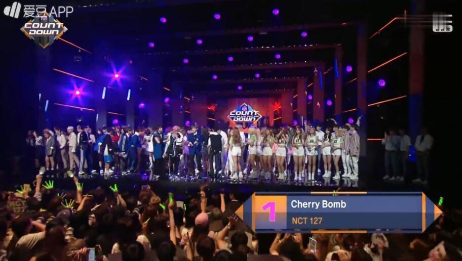 [nct][新闻]170622 nct 127《cherry bomb》获mcd一位