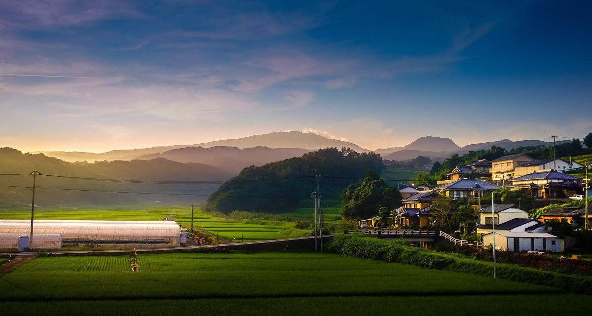 一个真实的日本乡村,走到哪里都是美丽的风景区