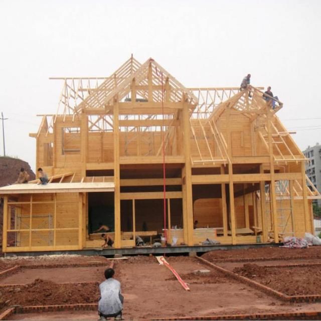 随着专业人士的精心设计,使木屋别墅在建造中简单易懂,从而取代的砖砌