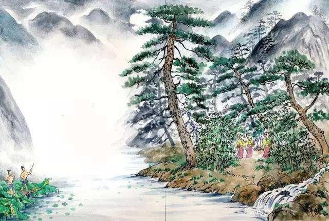 山居秋暝 唐代:王维 空山新雨后,天气晚来秋.