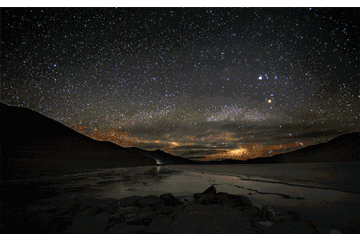 宛如梦境的璀璨夜空