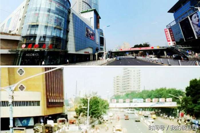 天津同一地点新老照片对比 三十年变化真大