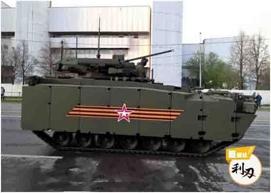25吨级的库尔干人-25步兵战车 俄罗斯包括t14坦克,t15履带式重型步