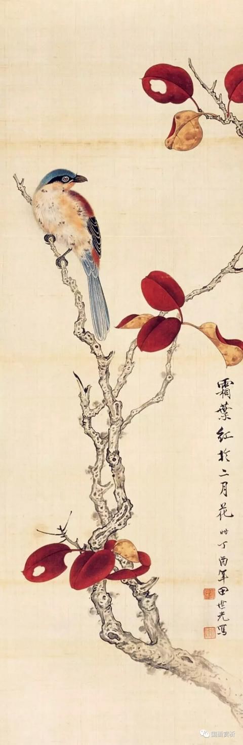 将"双钩重彩花鸟画"发扬光大的现代工笔花鸟名家田世光