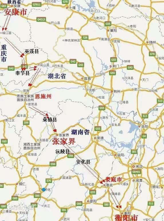 这条铁路途径陕西,湖北,湖南三省,有你的家乡没?图片