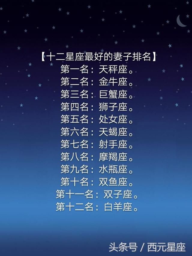 12星座最佳贤内助排行!各自是什么美人,幸运痣位于何处?