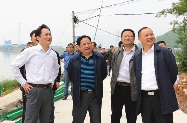 区领导张耿,江学文,周华斌,王静,汪沛及区直有关部门,白泽湖乡主要