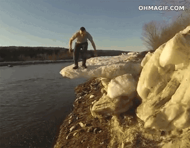 搞笑gif图:这么年轻就作死不知道还活着吗?