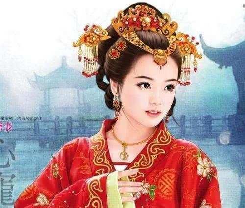 古代嫔妃服装手绘图