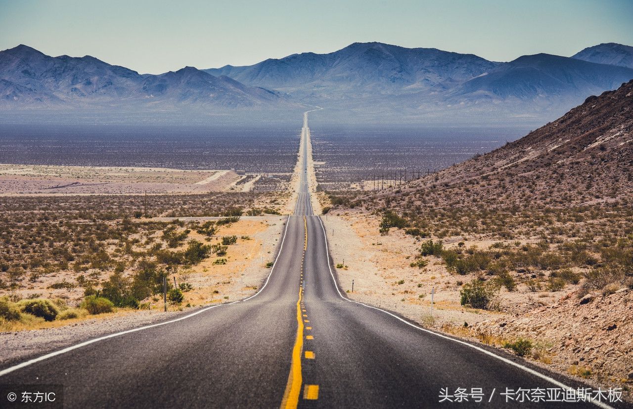 "全美国最孤独的公路"--美国50号公路,著名的死亡谷就