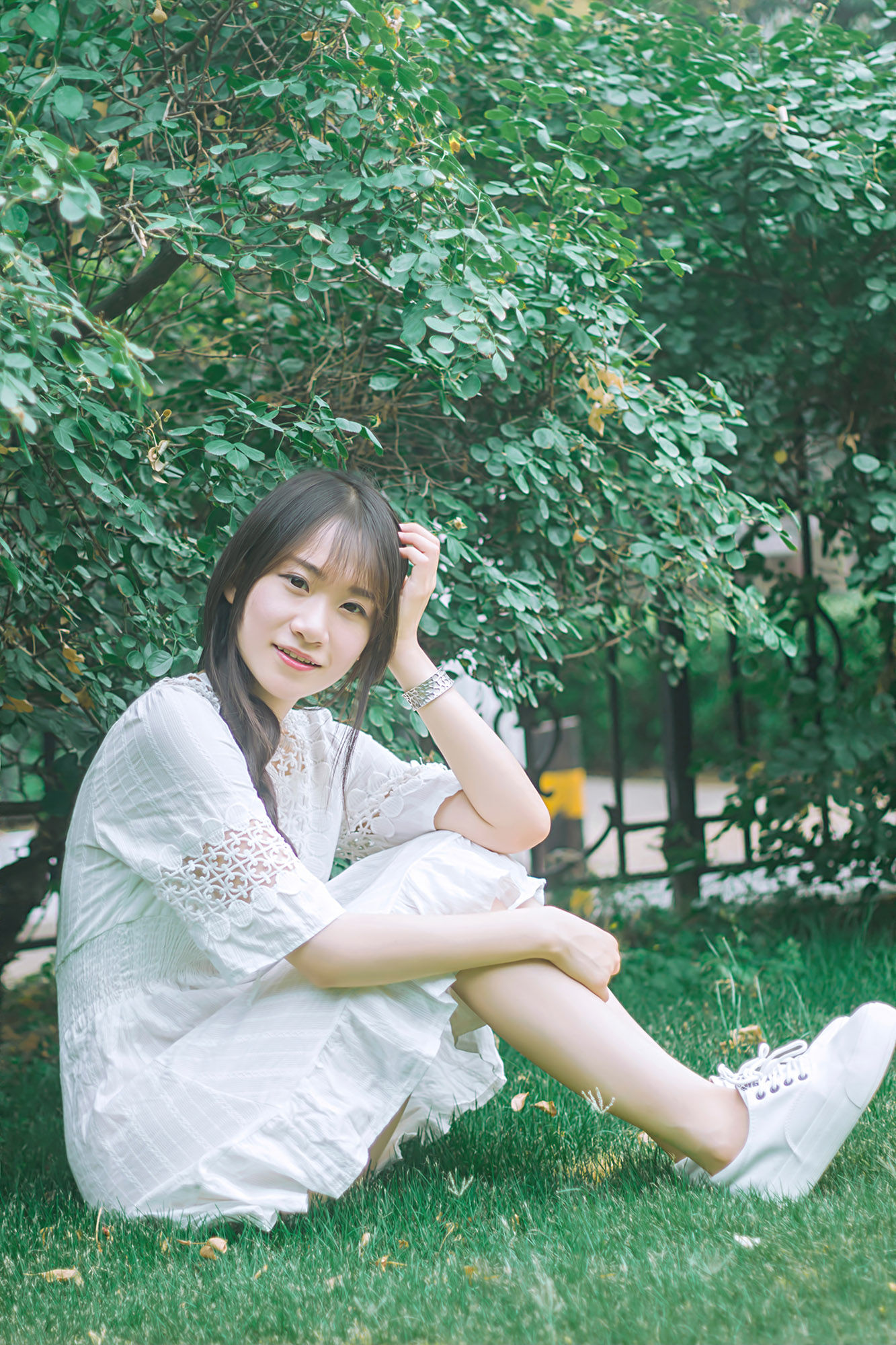 人像:鹅蛋脸的小姑娘素颜小清新