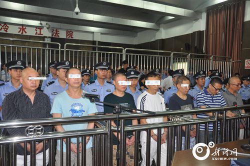 娄底中级公开宣判重大集资诈骗案 涉案2亿多元(图)