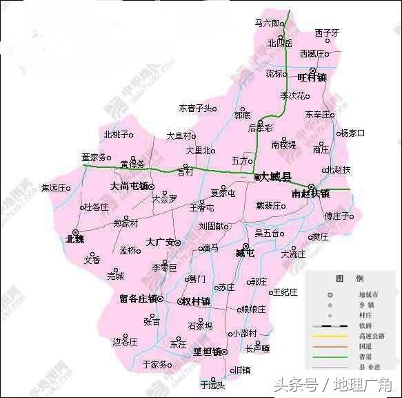 廊坊市行政区划地图-北京时间