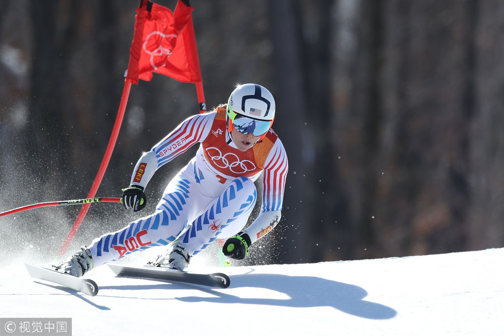 2018年2月17日,韩国,2018平昌冬奥会2月17日高山滑雪女子超级大回转