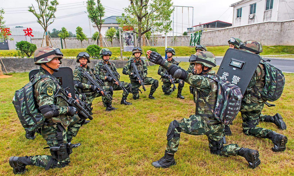 动如脱兔!看我武警战士疾速战术动作