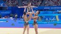 成都世运会技巧女子集体项目 中国组合惊艳夺金