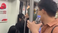 E人小伙在长沙地铁为女友求座 承诺“来武汉我让座”！