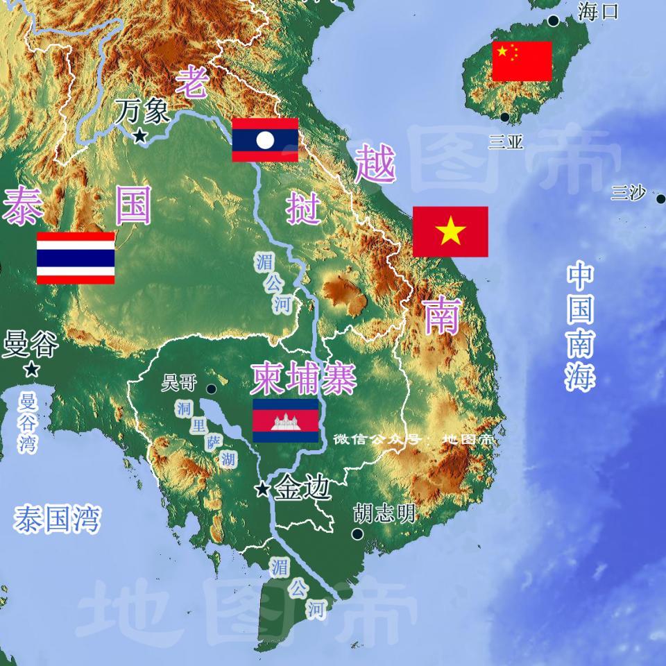 柬埔寨七星海地理位置图片