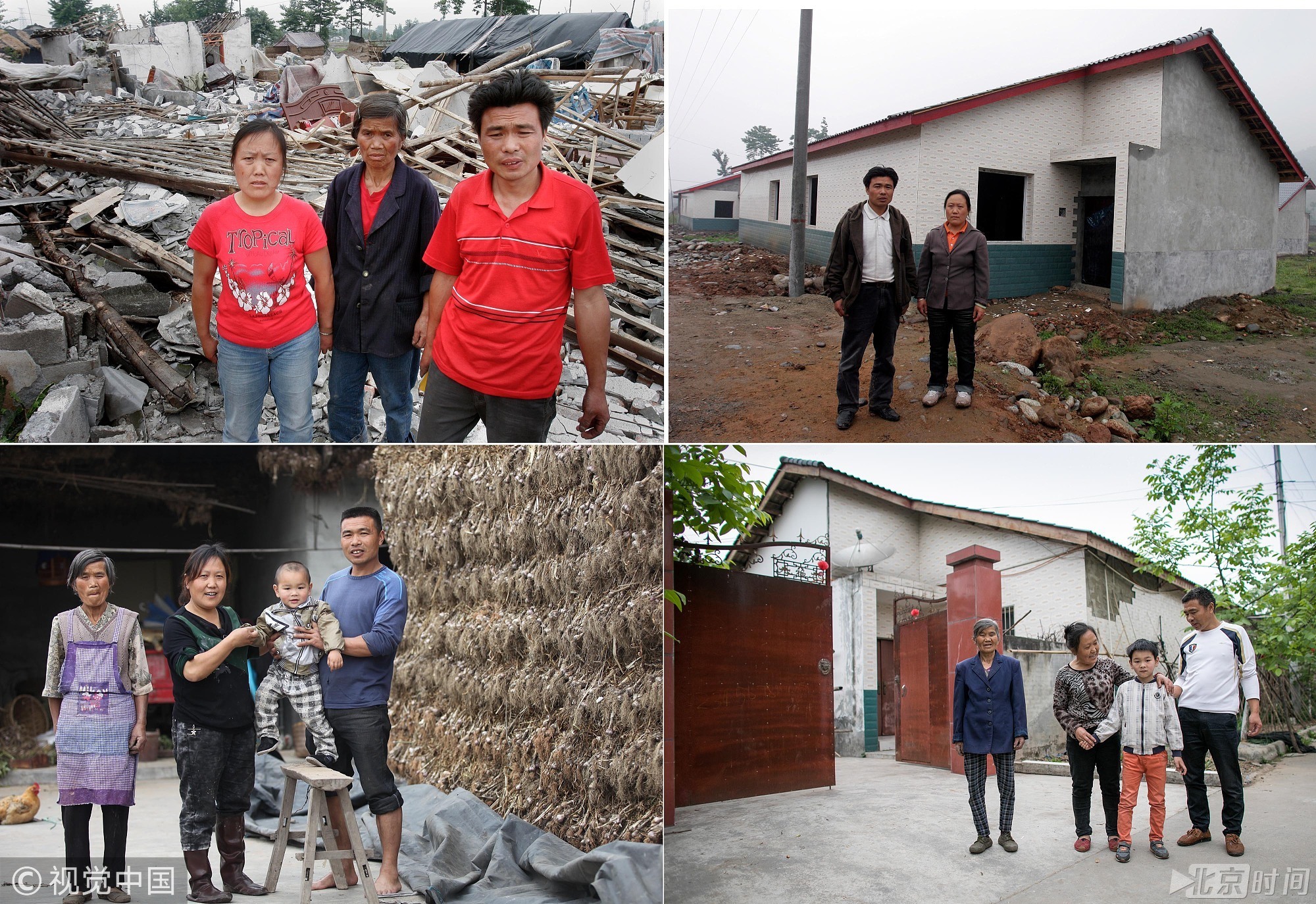 汶川地震十年后的他与他们：2008年的大地震，让当时已经年过四旬的戴进明、张兰夫妇失去了18岁的儿子戴世发，他们也因为地震震毁了种木耳的棚架，而背上了债务。震后，这对夫妻一直努力想再要个孩子但未能如愿，他们最后还是过继了一个儿子，小家伙的到来给这个家庭带来了许多欢乐。如今戴进明早晚要骑三轮车接送儿子上下学。