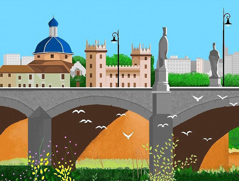 西班牙87岁老太用电脑画图工具创作惊人作品