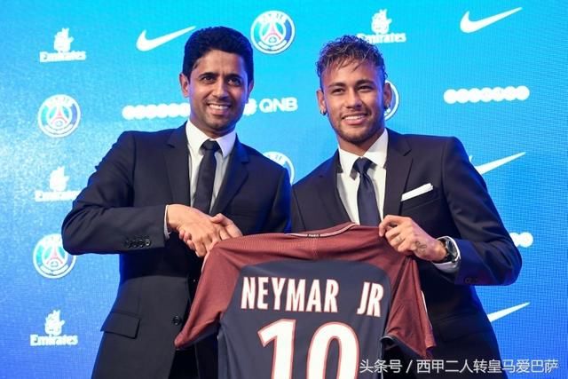大巴黎老板说了这句话后,将内马尔跟皇马扯一