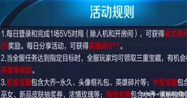 王者荣耀天美免费福利,永久皮肤英雄碎片上线
